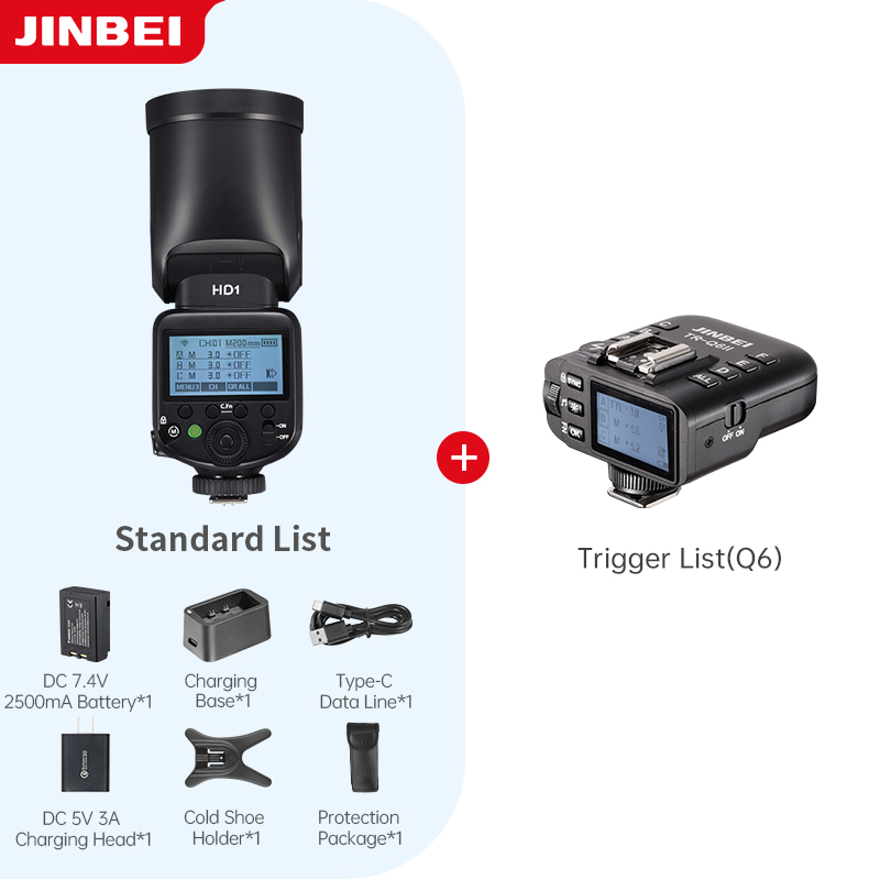 Outdoor Lighting Kit Photography - JINBEI HD-1 Camera Flash Light Photography