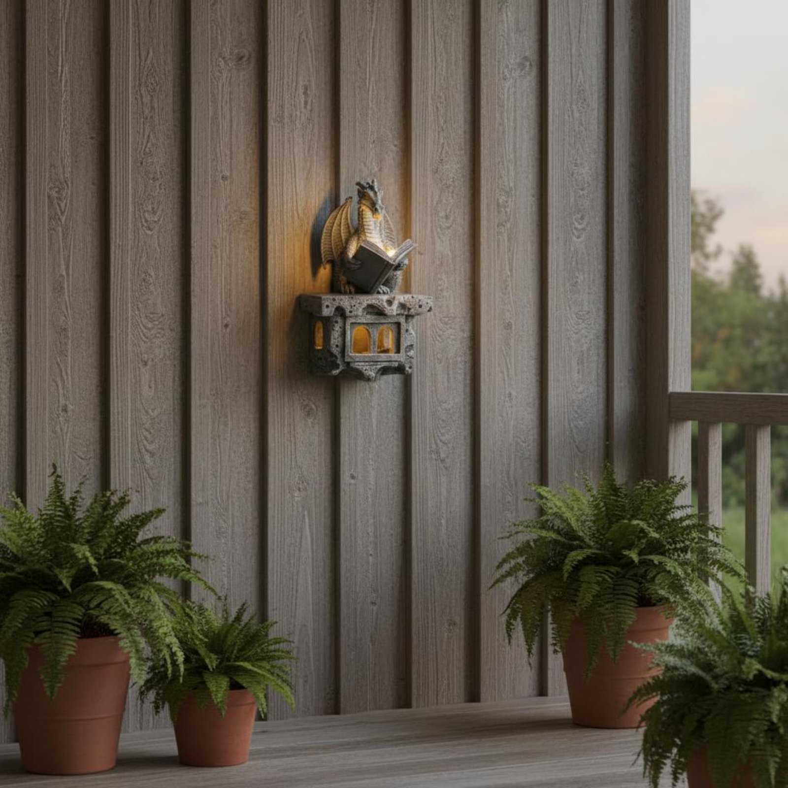 Outdoor Lighting Ip65 - Solar Wyvern Wall Shine Auto On/deactivate