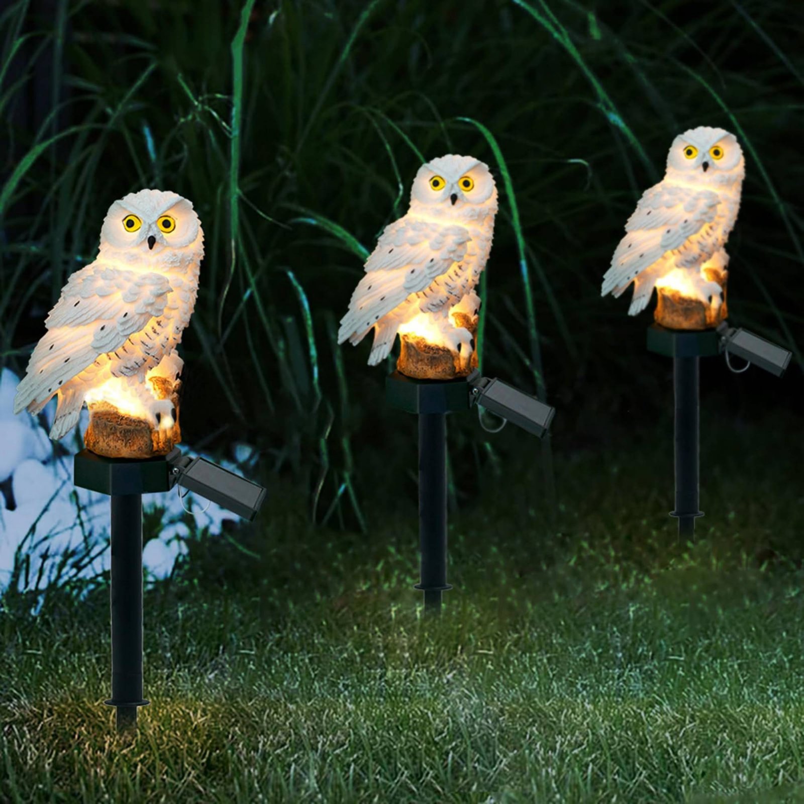 Outdoor Lighting Ip65 - Solar Owl Stake Light Waterproof Solar