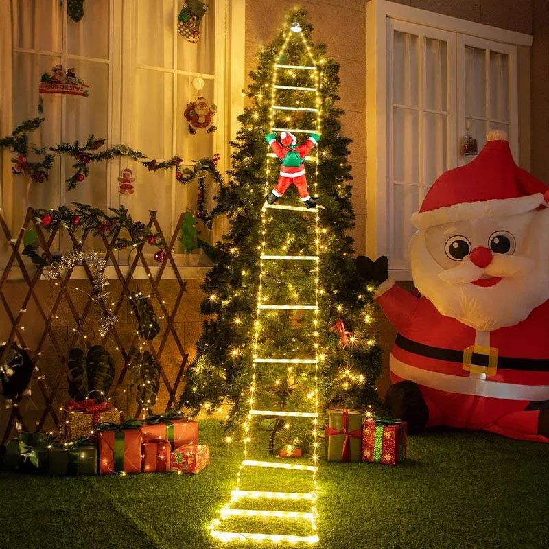 Outdoor Lighting Xmas - LED Christmas Lights Christmas Decorative Ladder