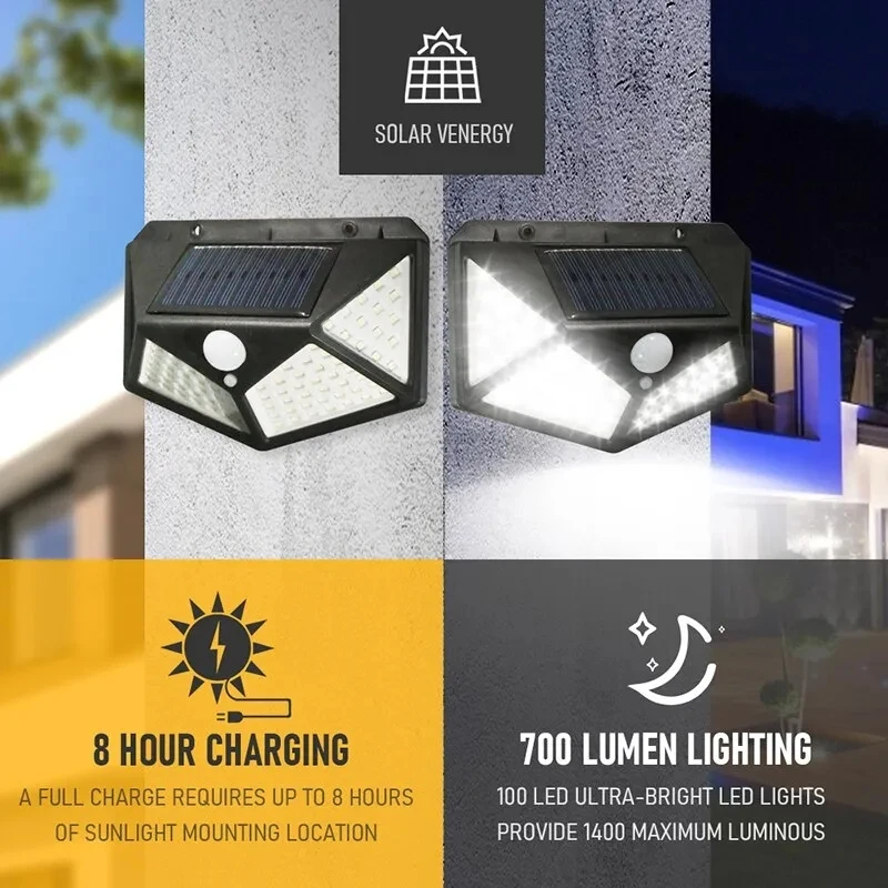 Outdoor Lighting Ground - 100Led Multifunctional Solar Lamp Outdoor Garden