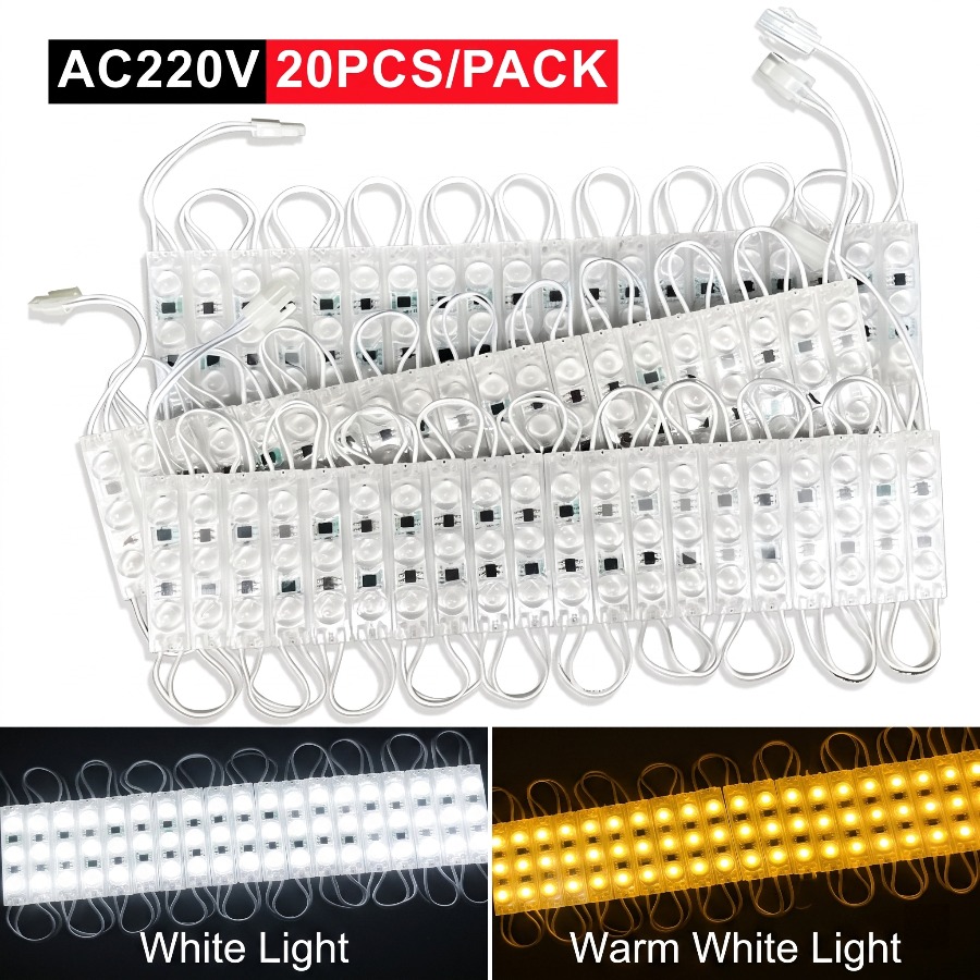 Outdoor Lighting Led Strip - 220V Highlight Led Module 20PCS Waterproof