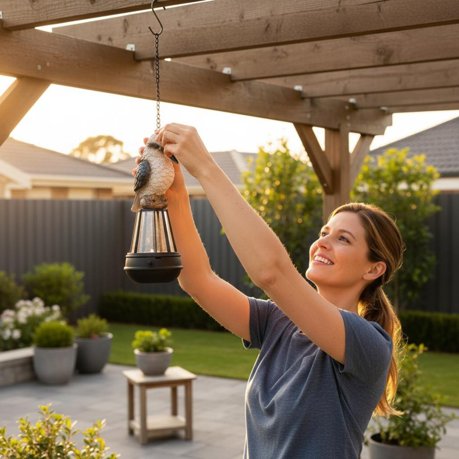 Outdoor Lighting Ip65 - Solar Avian Hanging Lamp Energy-Saving Solar