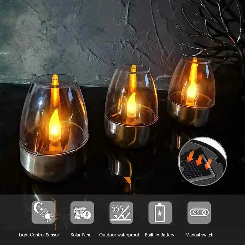 LED Solar Candles Light Flamel - đánh giá và giá Outdoor Lighting Ideas For Party