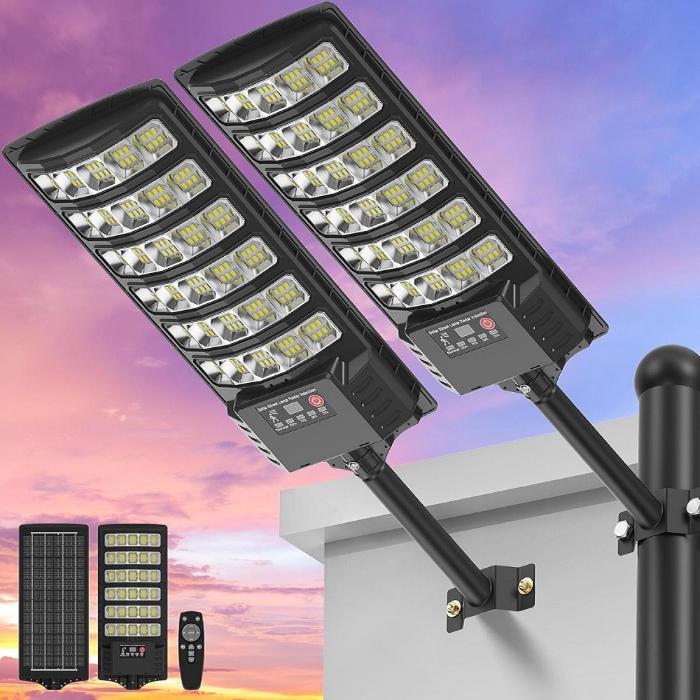 Solar Street Light with Pole M - đánh giá và giá Outdoor Lighting Dusk To Dawn