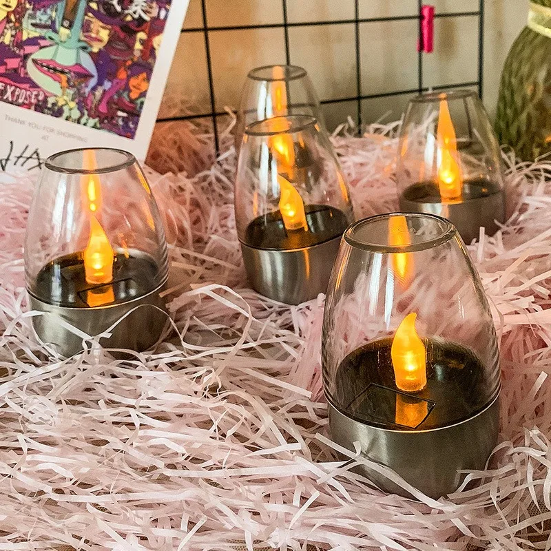 Solar Powered Flameless Candle - đánh giá và giá Outdoor Lighting Ideas For Party