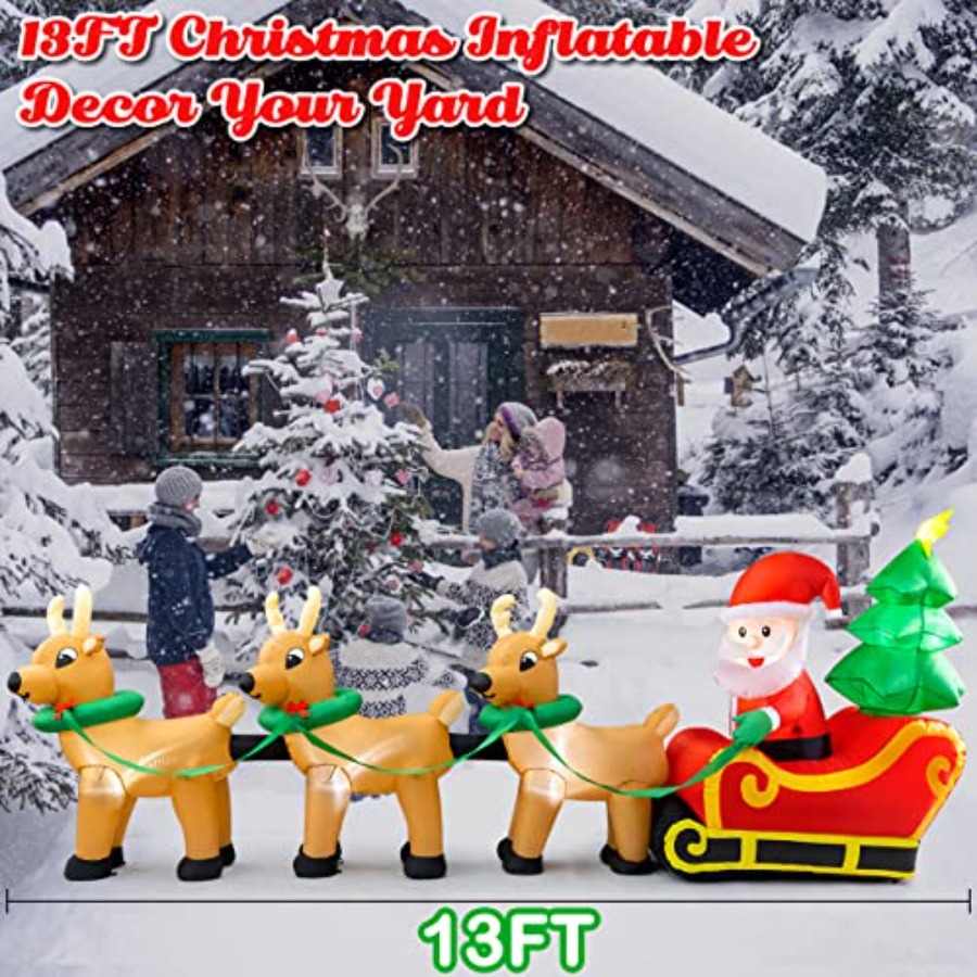 Outdoor Christmas inflatables  - đánh giá và giá Outdoor Lighting On Trees