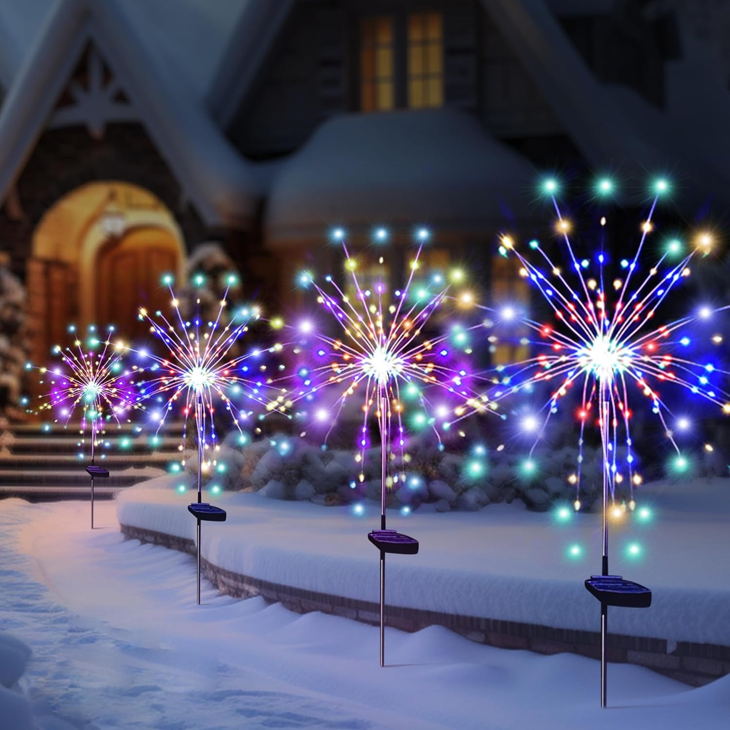 Solar LED Firework Fairy Light - đánh giá và giá Outdoor Lighting Ideas For Party