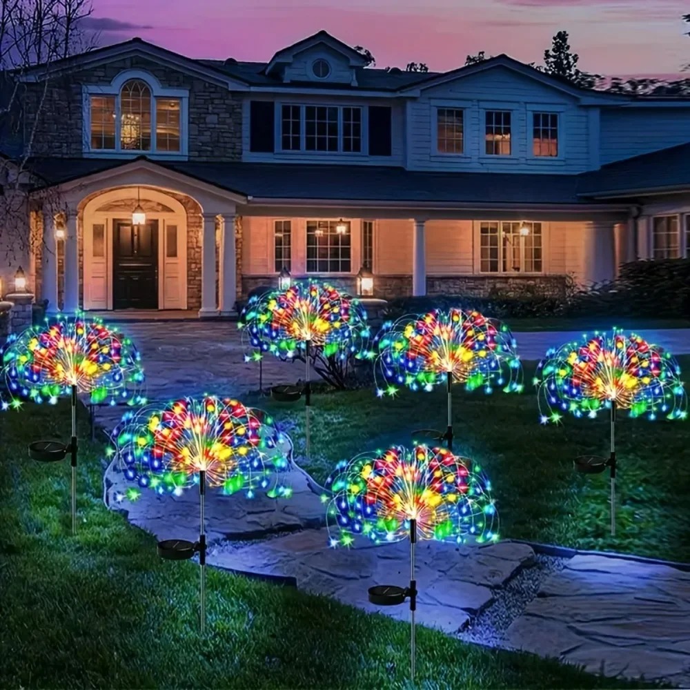 Solar LED Firework Fairy Light - đánh giá và giá Outdoor Lighting Ideas For Party