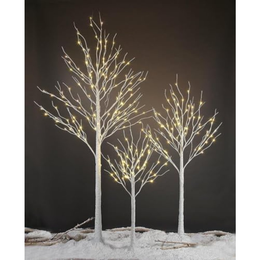 LED Birch Tree Light Set For I - đánh giá và giá Outdoor Lighting On Trees