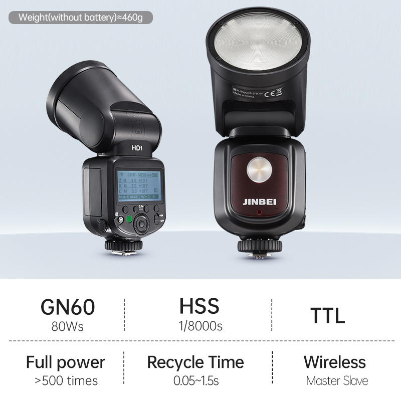 JINBEI HD-1 Camera Flash Light - đánh giá và giá Outdoor Lighting Kit Photography