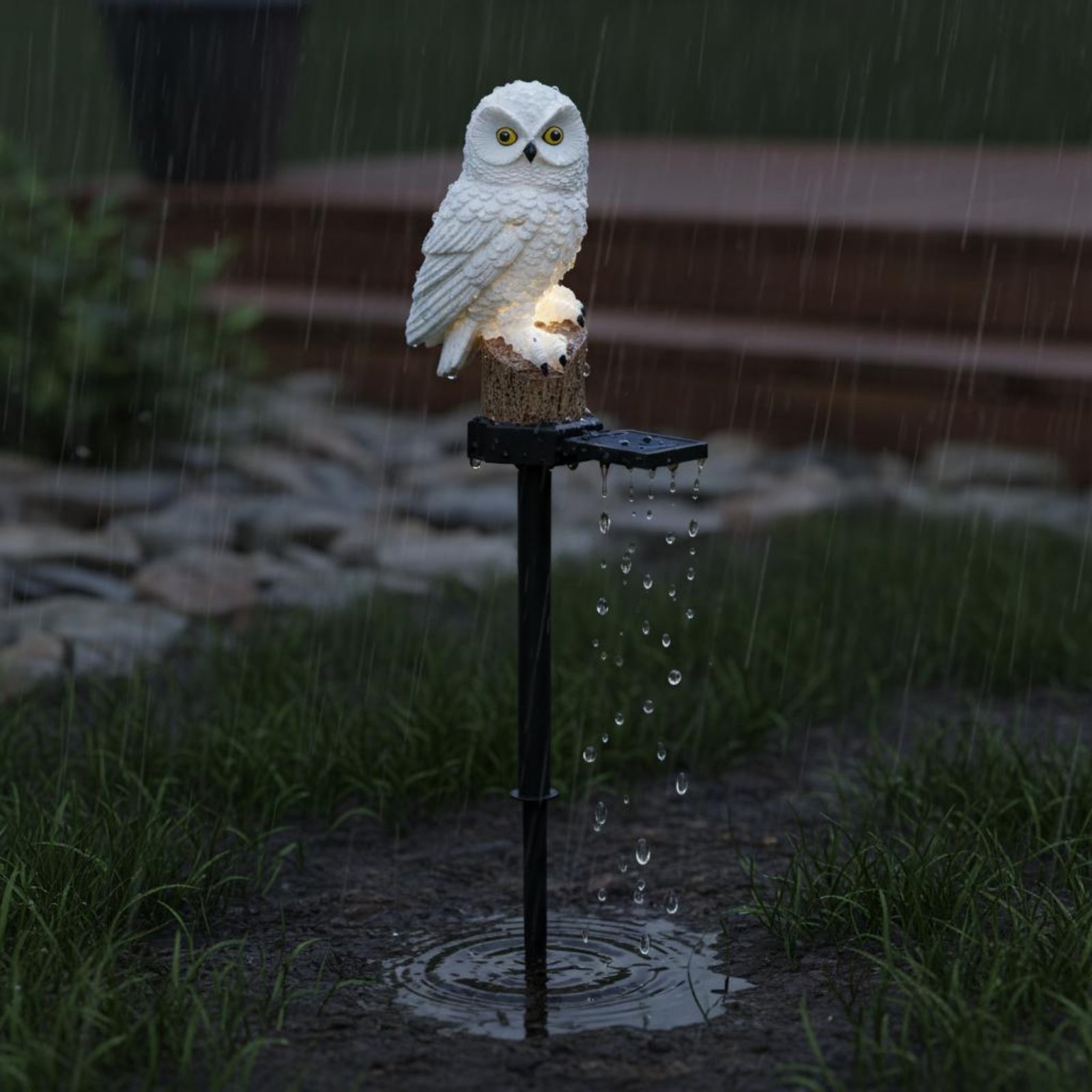 Solar Owl Stake Light Waterpro - đánh giá và giá Outdoor Lighting Ip65