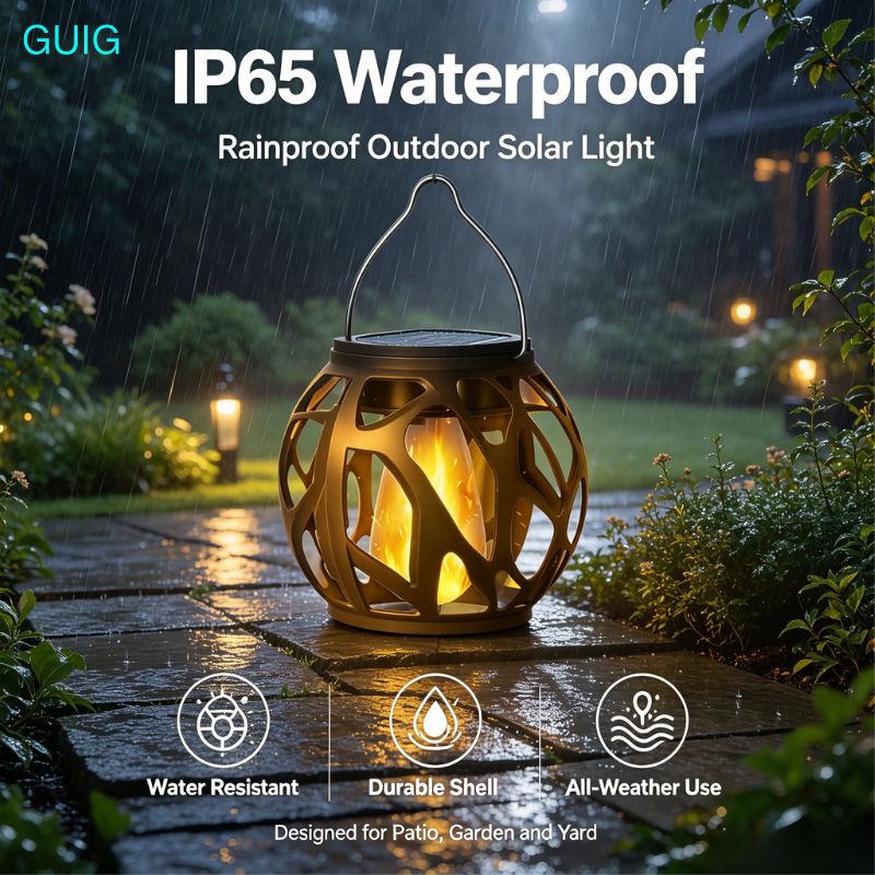 1/2/4 Pack Solar Hanging Flame - đánh giá và giá Outdoor Lighting On Trees