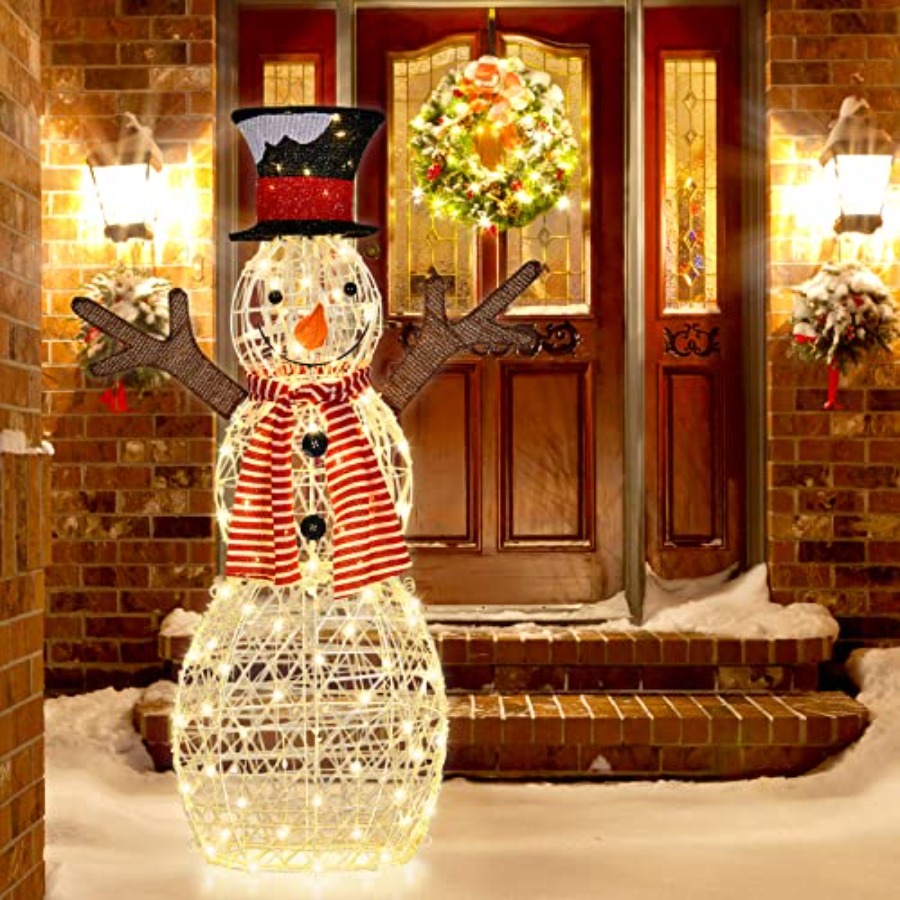 Christmas Outdoor Lighted Snow - đánh giá và giá Outdoor Lighting Ground