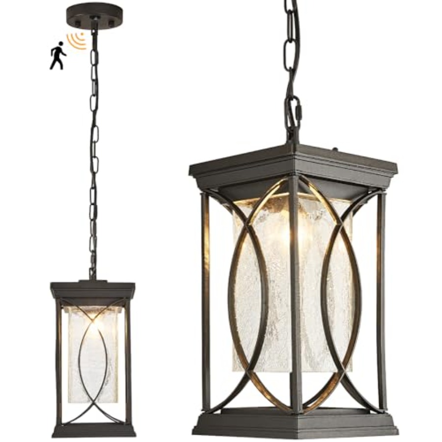 Motion Outdoor Pendant Light F - đánh giá và giá Outdoor Lighting Dusk To Dawn