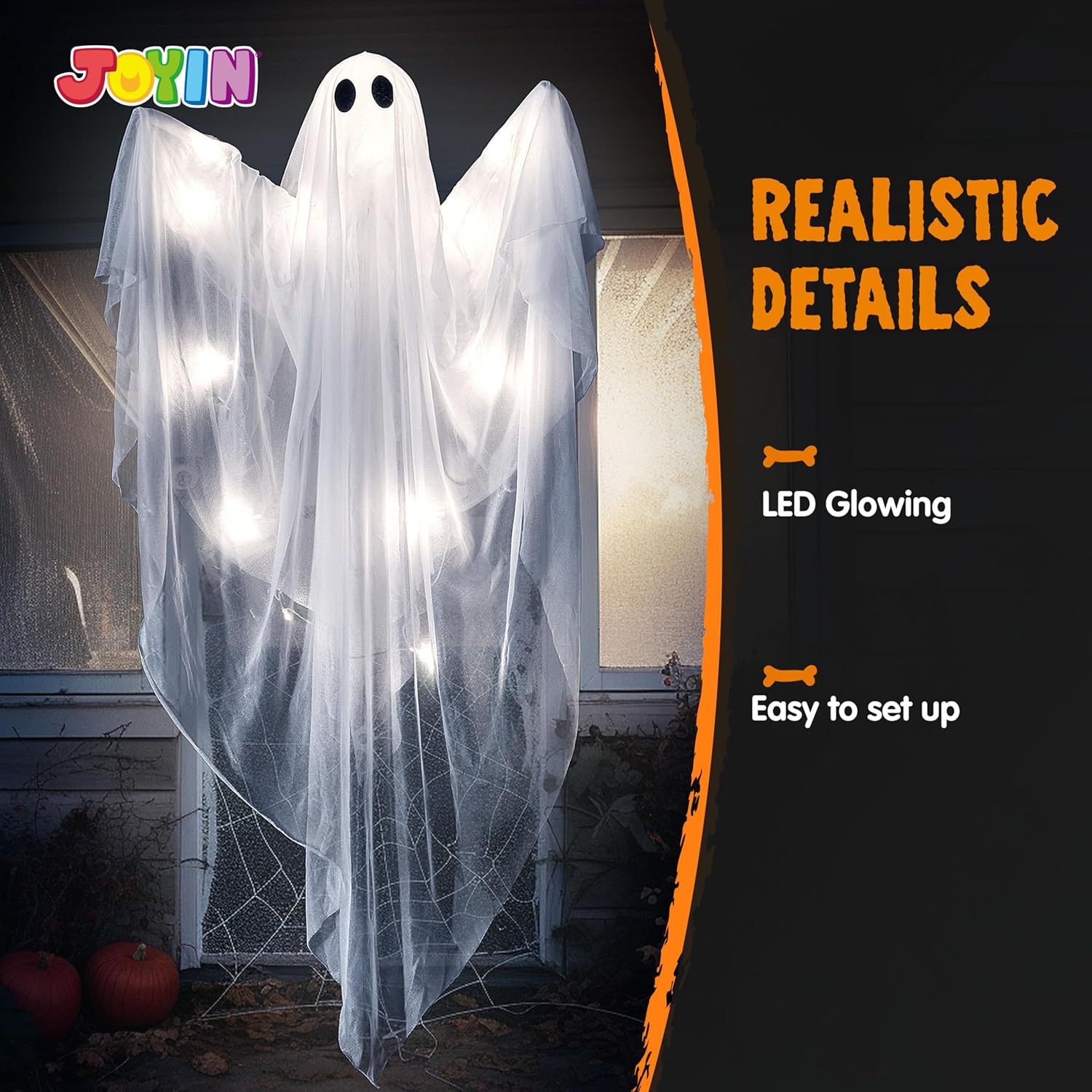 Halloween Hanging Light up Gho - đánh giá và giá Outdoor Lighting Ideas For Party