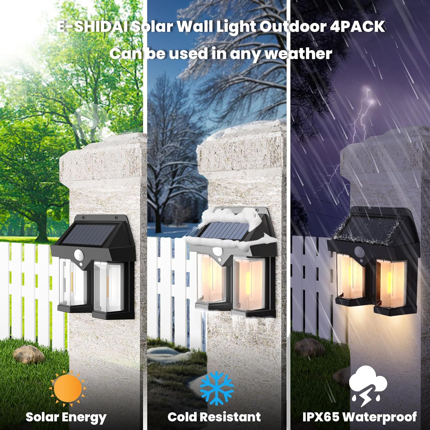Solar Powered Wall Light Vinta - đánh giá và giá Outdoor Lighting Vintage