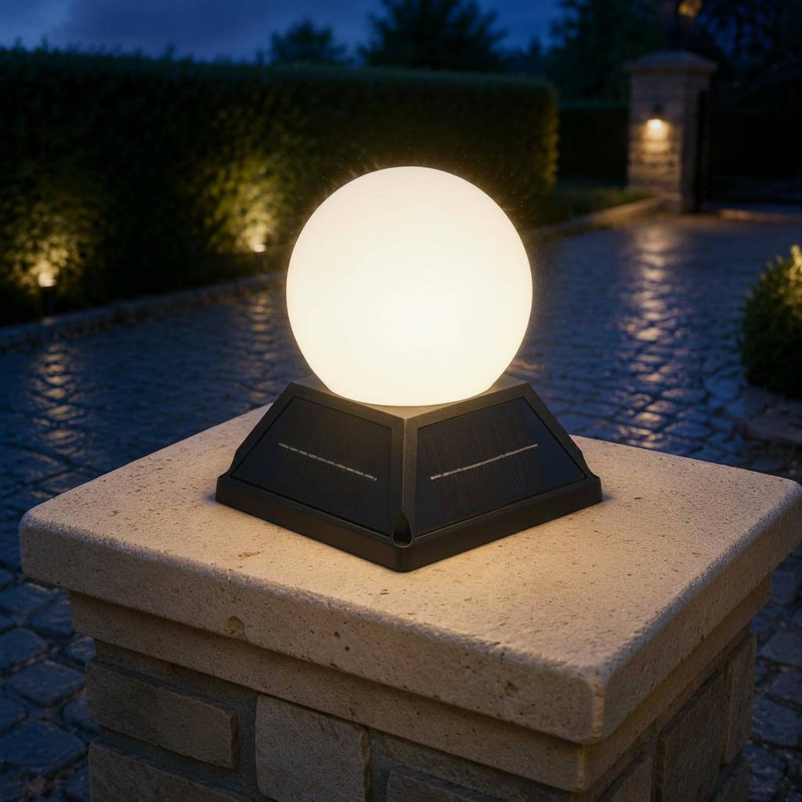 Solar Post Cap Light Wireless  - đánh giá và giá Outdoor Lighting Ip65