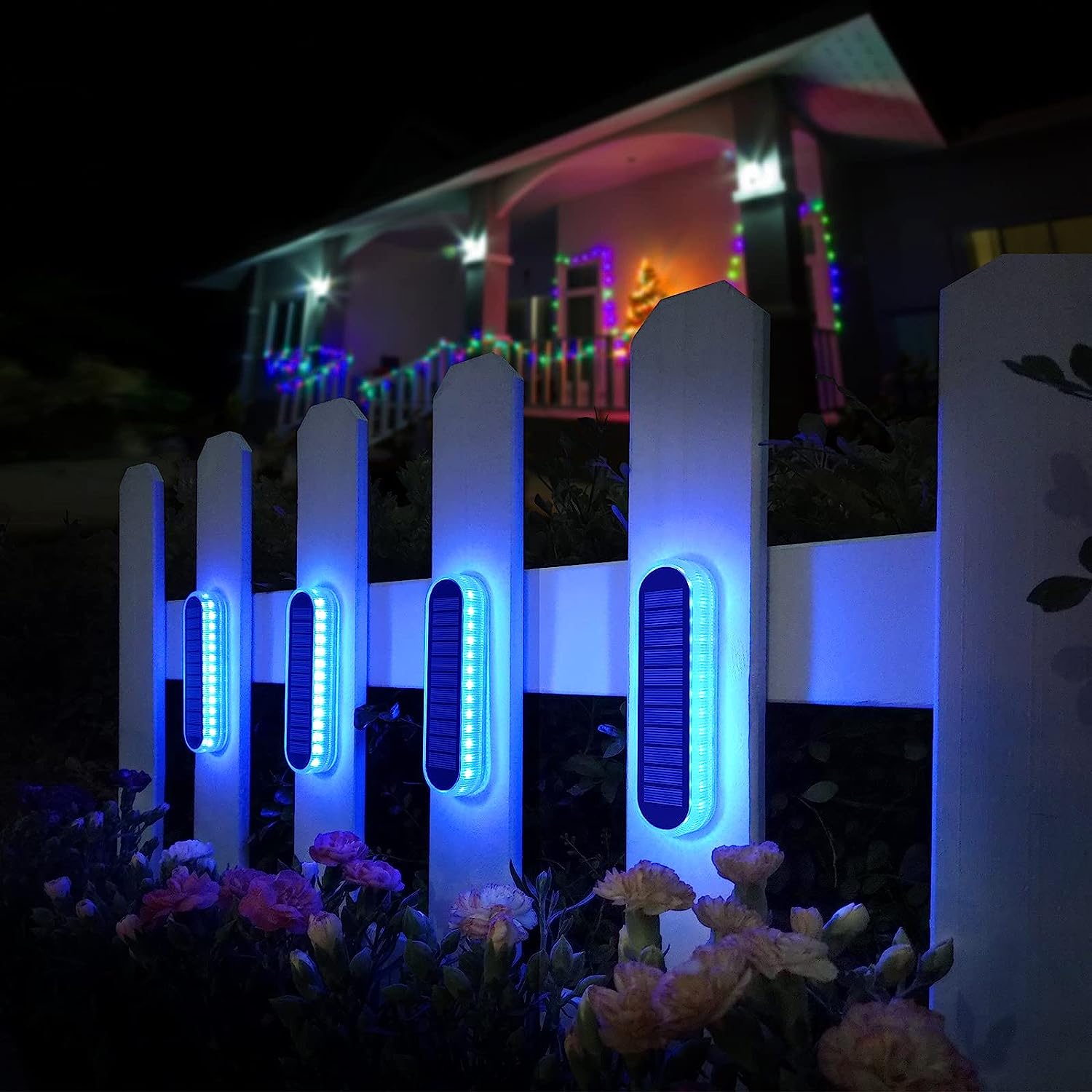 5 Years Lifespan 4 Pack Solar  - đánh giá và giá Outdoor Lighting On Stairs