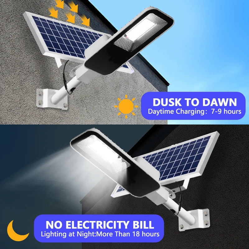 200W Powerful Solar Light Outd - đánh giá và giá Outdoor Lighting Dusk To Dawn