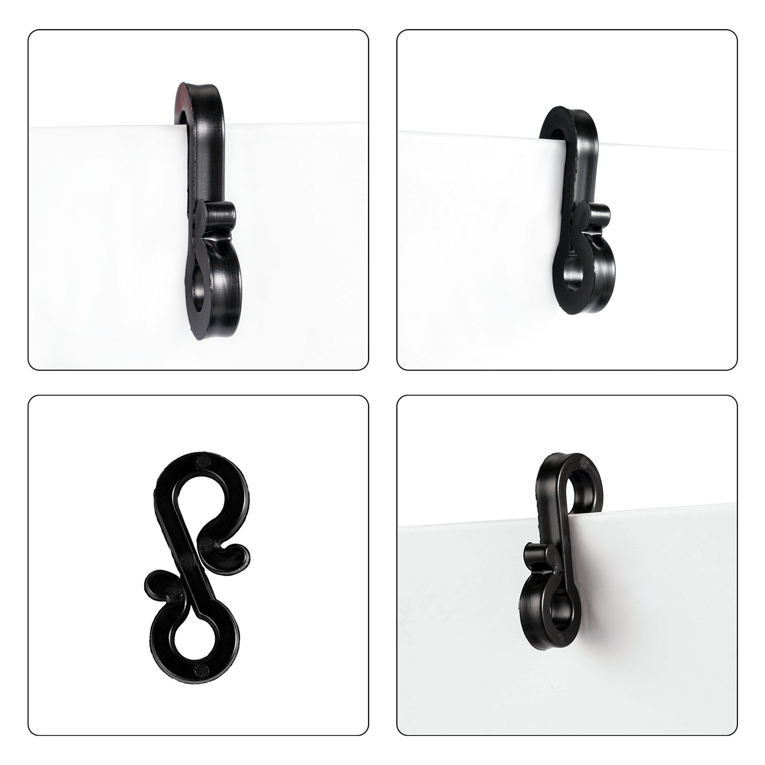120Pcs Plastic Hooks Gutter Ho - đánh giá và giá Outdoor Lighting Xmas