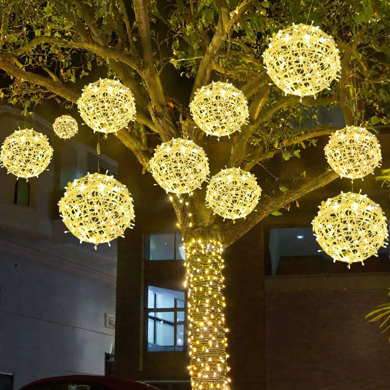Outdoor Ball Lights Hanging Ra - đánh giá và giá Outdoor Lighting On Trees