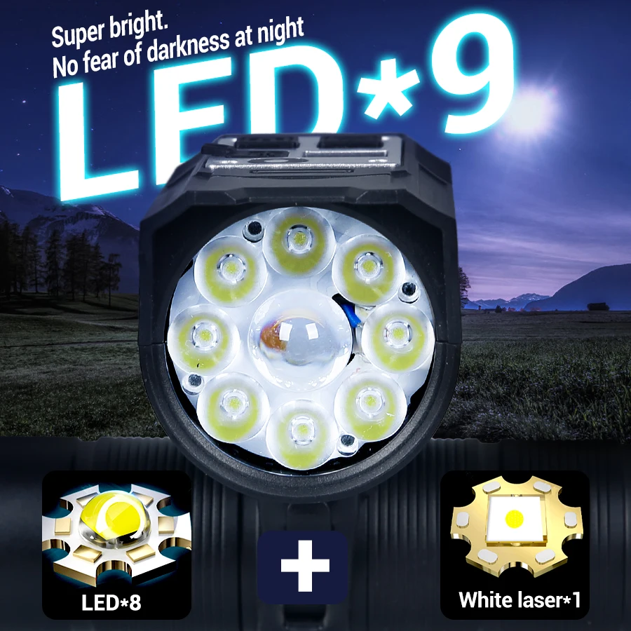 9 LED Bicycle Headlight USB Re - đánh giá và giá Outdoor Lighting Ideas For Party