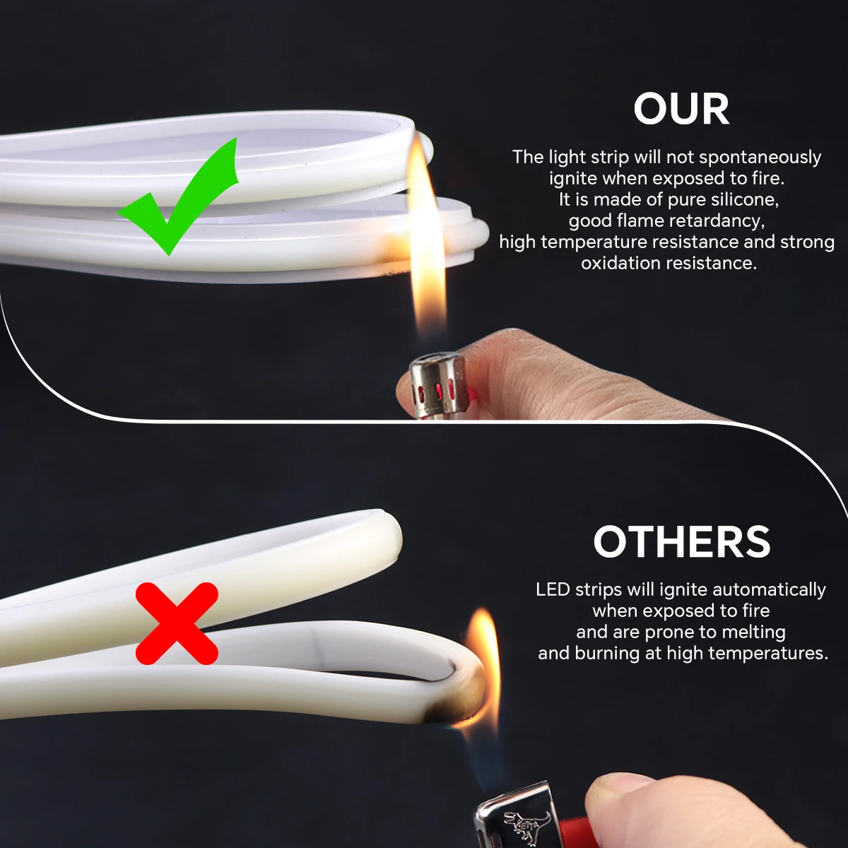 220V Real Silicone Tube Light  - đánh giá và giá Outdoor Lighting Led Strip