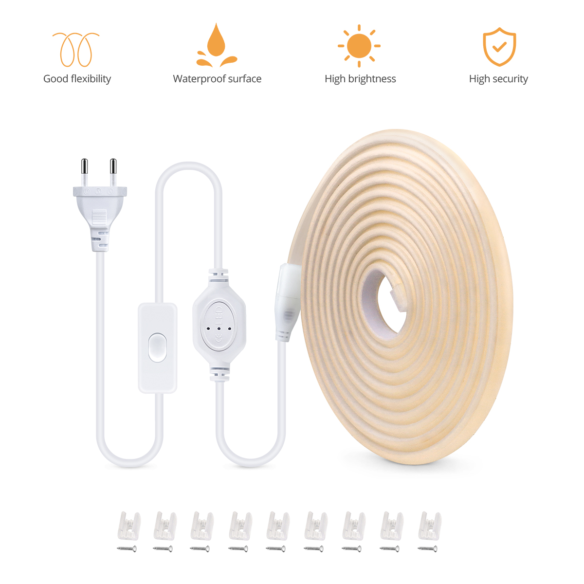 110V 220V COB LED Strip Outdoo - đánh giá và giá Outdoor Lighting Led Strip