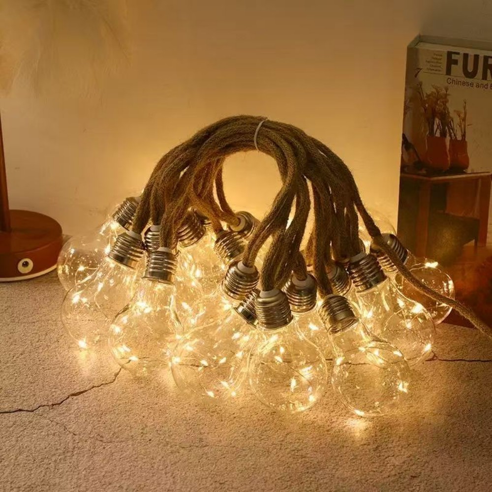 5M10LED Vintage Hemp Rope Edis - đánh giá và giá Outdoor Lighting Vintage