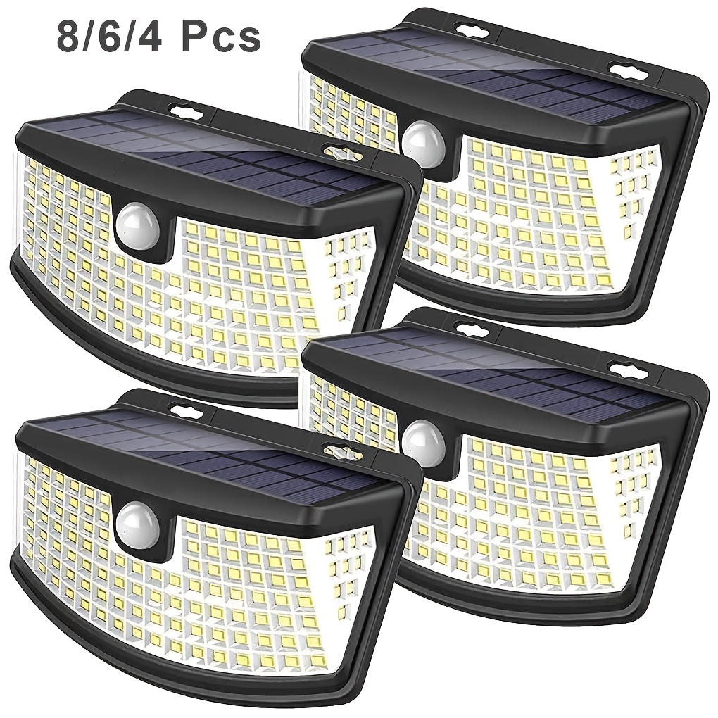8/6/4 Packs Solar Motion Senso - đánh giá và giá Outdoor Lighting Ip65