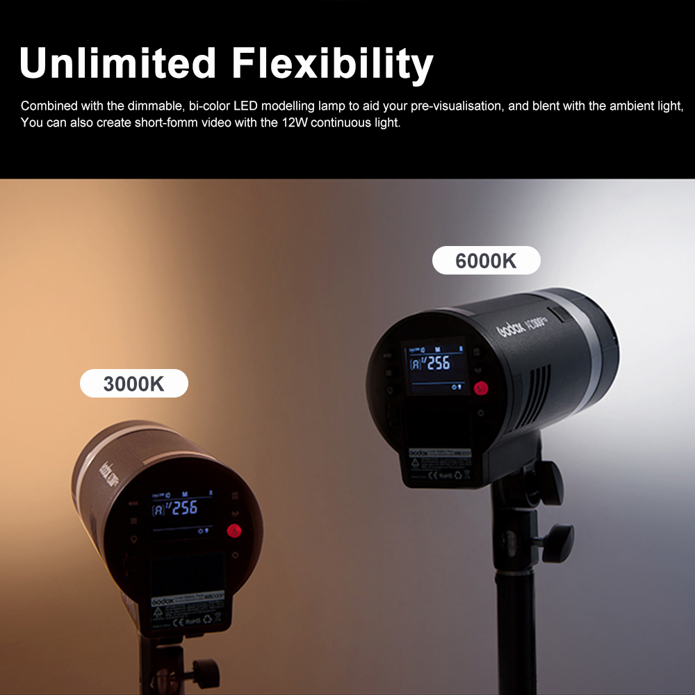 Godox AD300Pro Outdoor Flash L - đánh giá và giá Outdoor Lighting Kit Photography