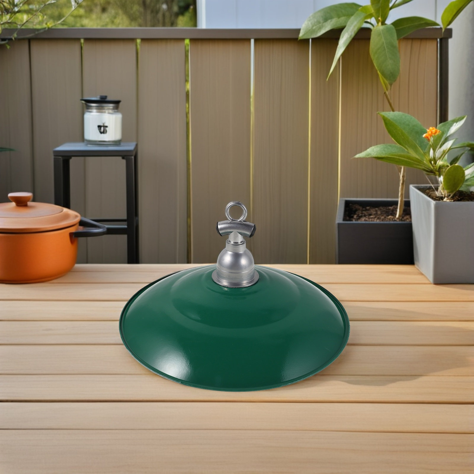 30Cm Rustic Enamel Lamp Shade  - đánh giá và giá Outdoor Lighting Vintage