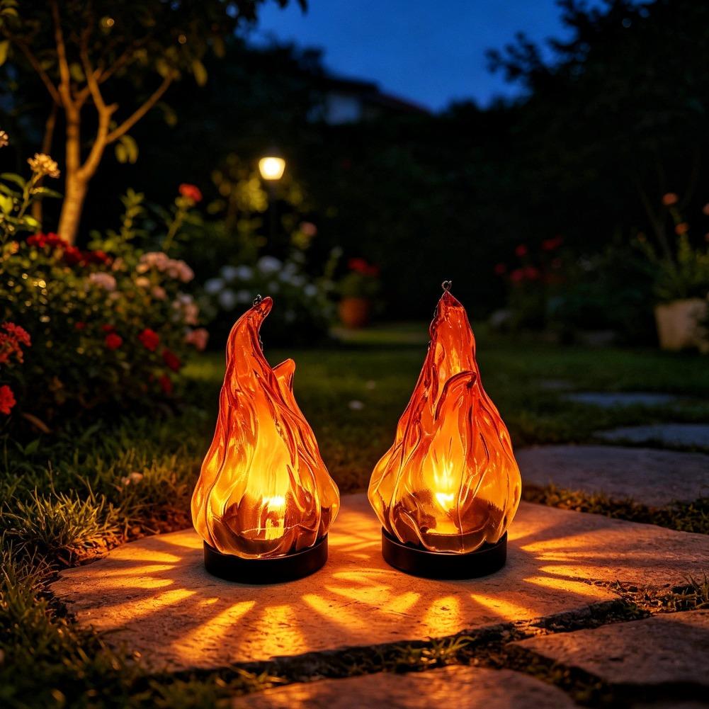 Solar Flame Hanging Lantern Li - đánh giá và giá Outdoor Lighting Ip65