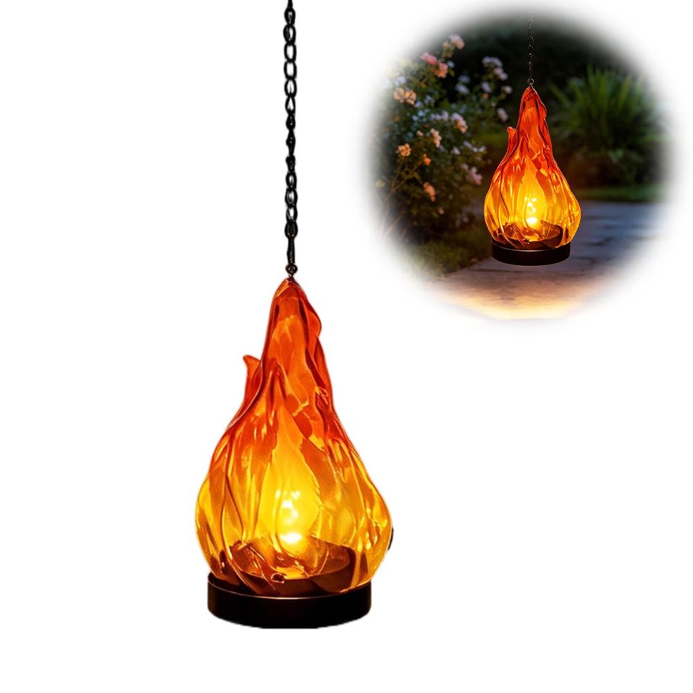 Solar Flame Hanging Lantern Li - đánh giá và giá Outdoor Lighting Ip65