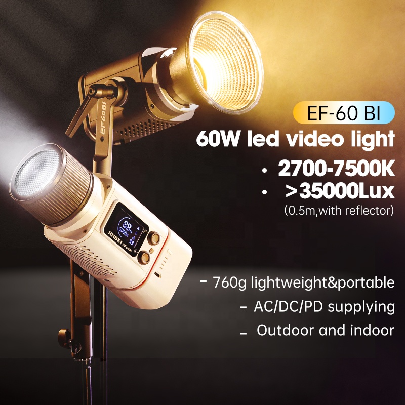 JINBEI EF-60BI 60w Photography - đánh giá và giá Outdoor Lighting Kit Photography