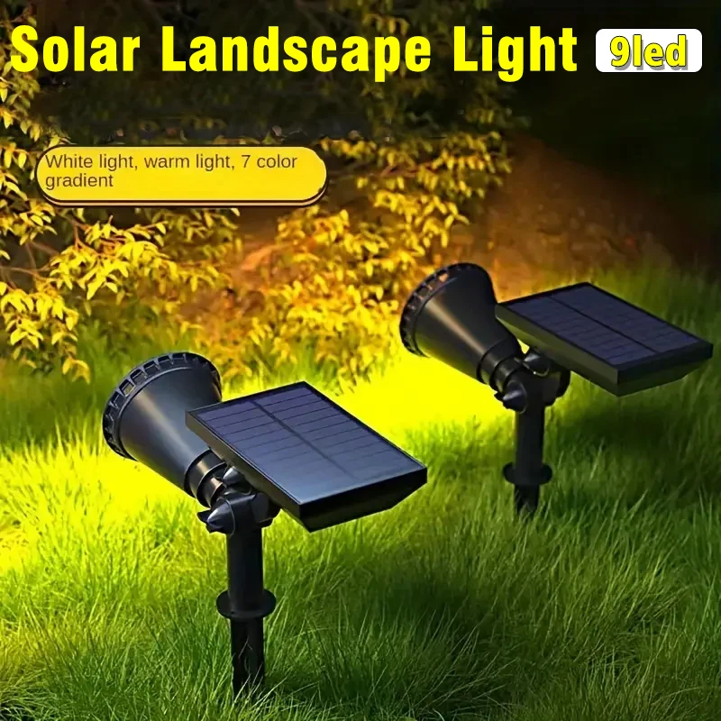 Solar LED Spotlight, 9-LED Out - đánh giá và giá Outdoor Lighting On Trees