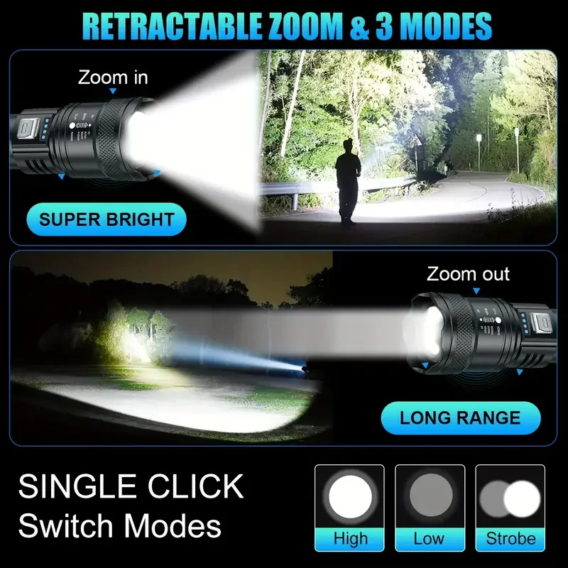 Tactical LED Flashlight 2000LM - đánh giá và giá Outdoor Lighting Ideas For Party