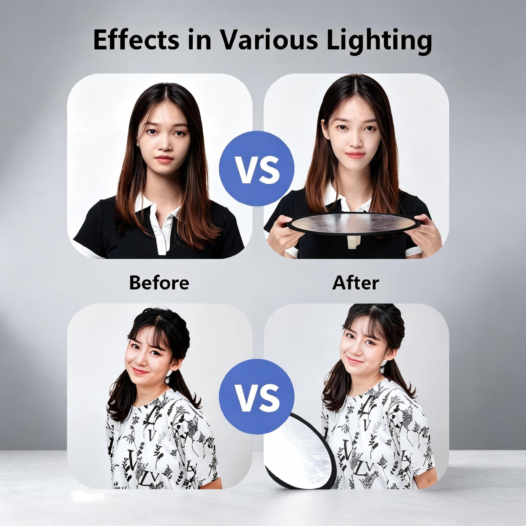 2-in-1 Dual Sided Gold Silver  - đánh giá và giá Outdoor Lighting Kit Photography