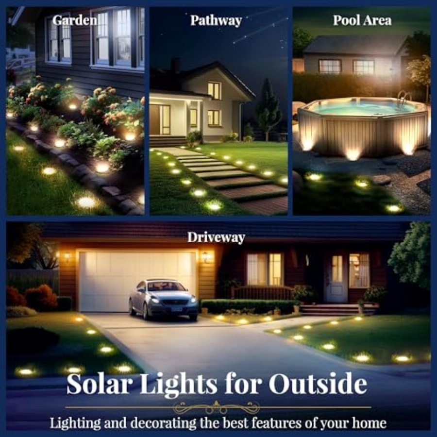 Solar Ground Lights Solar Ligh - đánh giá và giá Outdoor Lighting Ground