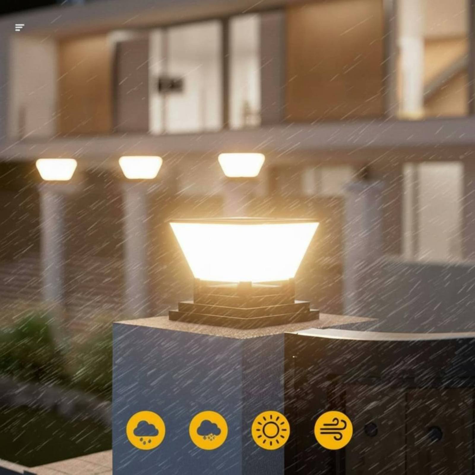 Solar Post Light Water Resista - đánh giá và giá Outdoor Lighting Ip65